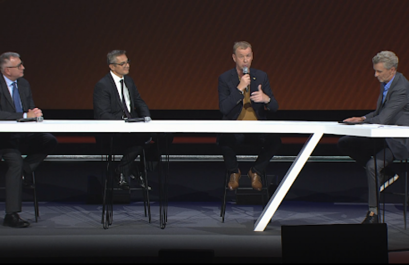 EDF et Cooper lors de la convention bisannuelle EDF à Nantes le 3 octobre 2019