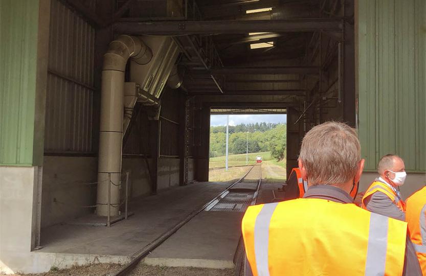 Ligne ferroviaire transport aliments entre Vitré et Gérard