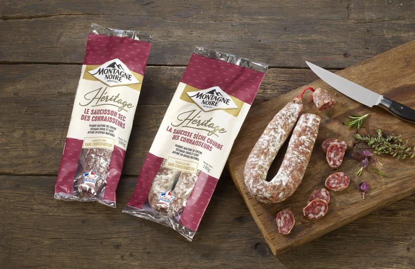 Nouvelle gamme Héritage Montagne Noire, saucisson sans conservateur