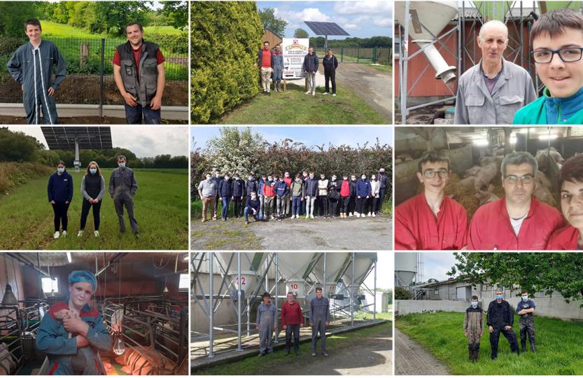 Visite d'élevages dans le cadre de la démarche Compagnons Cooperl