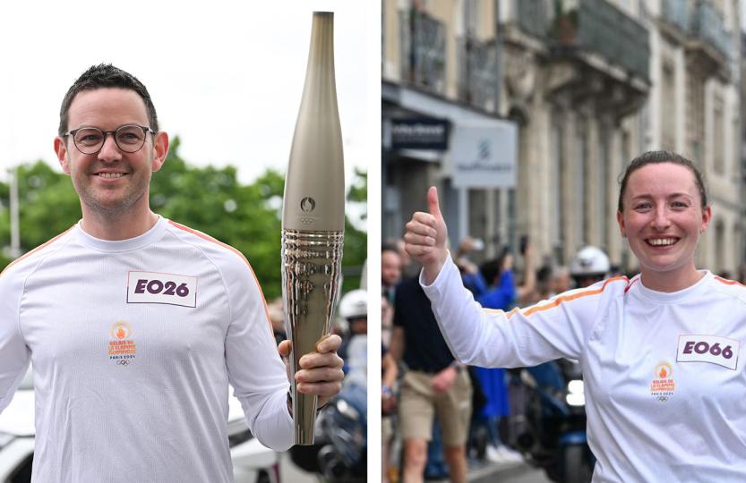 flamme olympique relayeurs cooperl