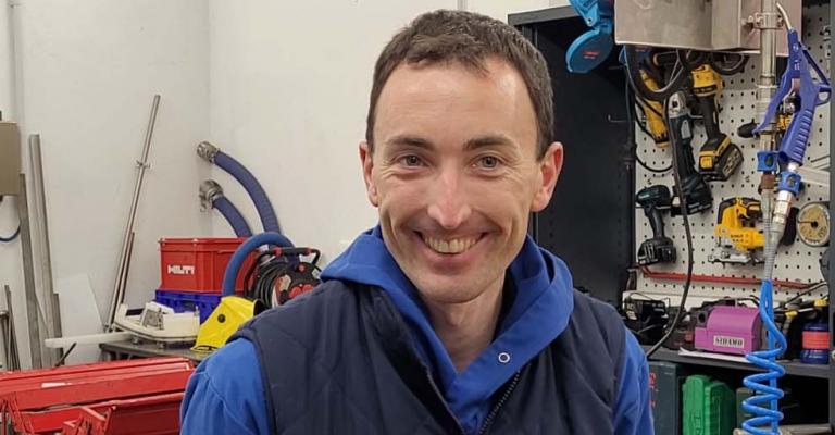 Vincent, technicien de maintenance à la Cooperl