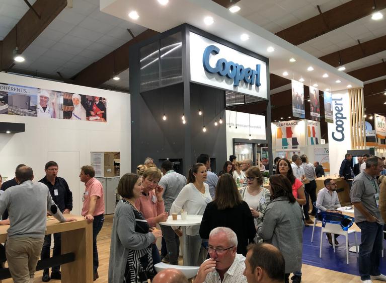 Le stand Cooperl sur le salon Space en 2019