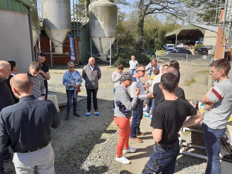 Visite élevage Carrefour 